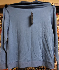 NEW Blue Black Clover (MED) Long Sleeve T-Shirt Super Soft Sweatshirt Live Lucky
