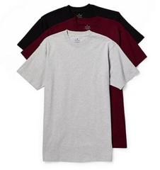 Stafford 3-Pack Men’s Heavy Weight 100% Cotton Crew-Neck T-Shirt Assorted Colors