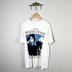 The Rolling Stones Bridges to Babylon Tour T Shirt XL Cream Band Tee Mens