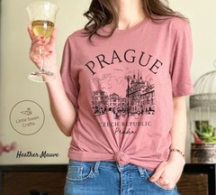 Prague Shirt Travel Gift for Czech Republic Trip Souvenir Tee