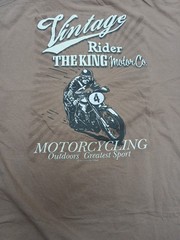 Bay Island Sportswear Vintage Rider The King Motor Co Motorcycling Sz 2X