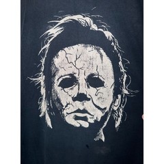 Halloween Michael Myers Graphic T-Shirt Mens 2XL Black Horror Movie Slasher Tee