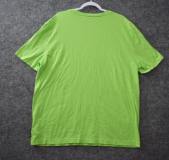 Nautica Shirt 2XL Green Blue Flags Graphic Cotton Sailing Competition Nautical
