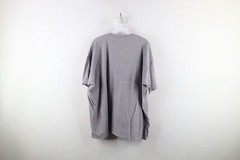 Vintage 90s Streetwear Mens XL Distressed Blank Pocket T-Shirt Heather Gray USA