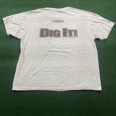 Vintage Bud Light Shirt Mens XL Gray Volleyball DIG IT Budweiser Beer Tee 2000