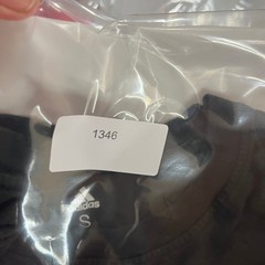Adidas T-Shirt Mens Size S Black Golf Short Sleeve Embroidered Logo Athletic