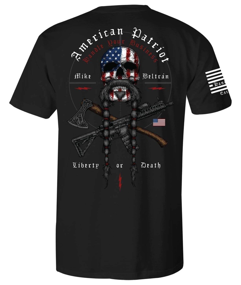 Howitzer Clothing Men’s T-shirt Beltran Patriot Military Grunt MFG