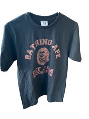 A BATHING APE X DEF JAM RECORDINGS Black T-SHIRT SMALL Good Condition