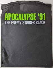 Vintage 1991 Public Enemy Apocalypse ’91 Tshirt Promo Proof Sample Pellon