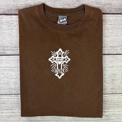 Vintage Split Skateboards Brown Graphic Cross Skate T-shirt size Men’s XL
