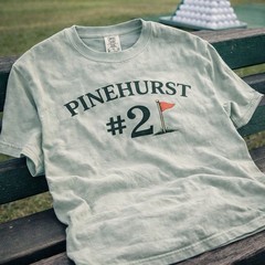 Golf Shirt Pinehurst #2 – Premium Comfort Colors Tee | Gift for Dad Golfer