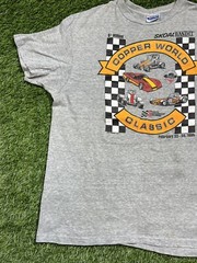 Skoal Bandit Copper World Classic NASCAR 1985 T-Shirt Men’s XL Gray USA Vintage