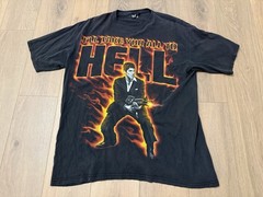 VINTAGE Scarface Movie Tony Montana I’ll take you all to Hell Shirt XXL Rare Y2K