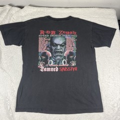 VINTAGE RARE ROB ZOMBIE TOUR Band TSHIRT 2002 SPEED DEMON TOUR XL
