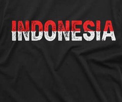 Men’s Indonesia Shirt Indonesian Gifts Indonesia Patriotic Country National Tee