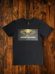 DTF Custom Made – ACTIVATE AWAKENING Short Sleeve T-Shirt – Black SML