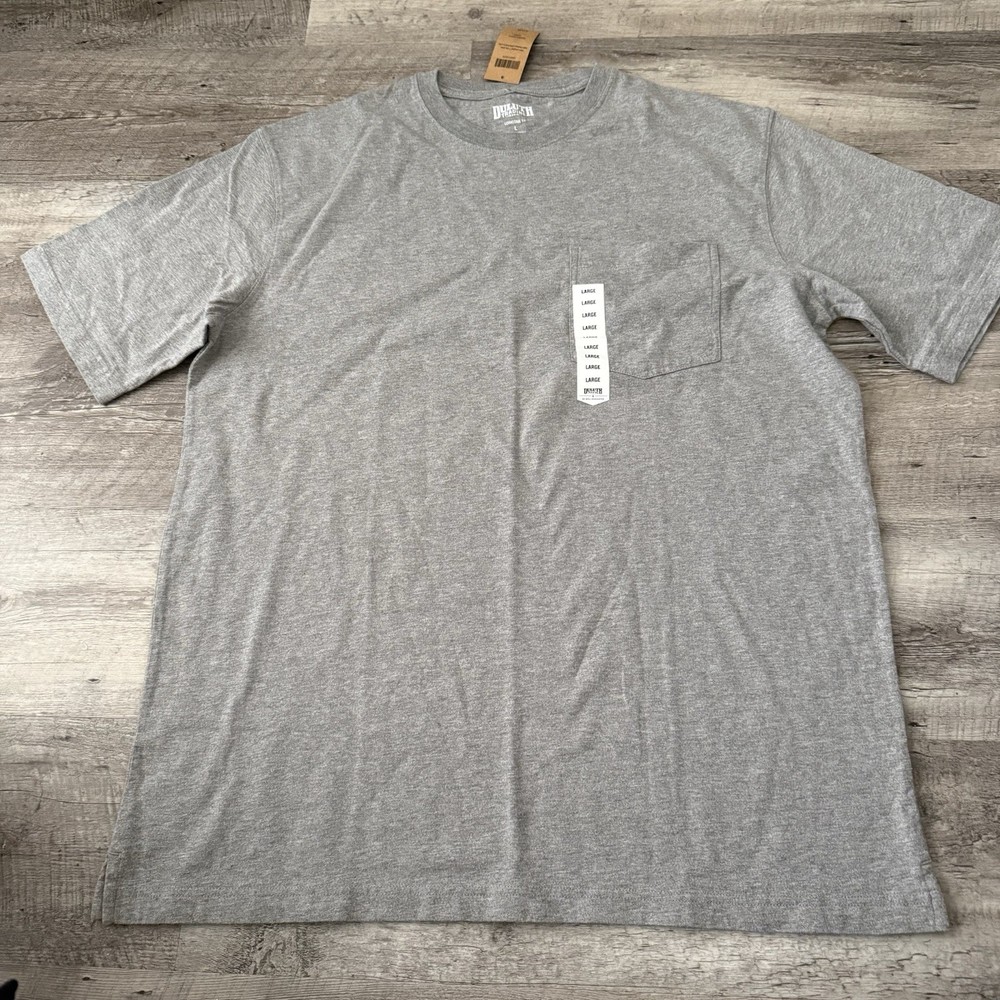 Duluth Trading Longtail Pocket T-Shirt Mens L Standard Fit Short Sleeve Tee NEW