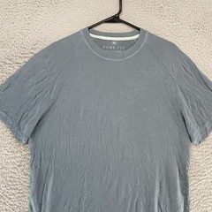 Free Fly Shirt Mens Medium Blue Performance Bamboo Crewneck Lightweight Tee