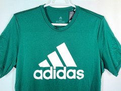 Adidas Big & Tall Mens XLT Badge of Honor Ultimate Green Logo T-Shirt New Tags