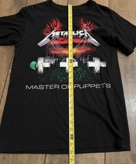 Master of puppets Metallica T-shirt men’s small medium double-sided
