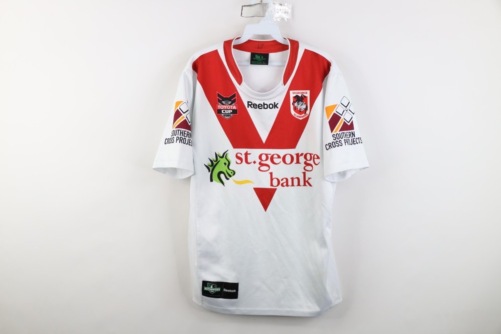 Reebok Authentics St George Illawarra Toyota Cup U20s Game Worn Rugby Jersey XL