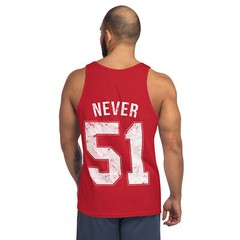 Canada Elbows Up Never 51 Tank Top, Canadian Pride Unisex Bella+Canvas Tank