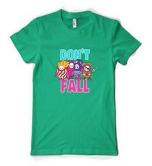 Don’t Fall Fallen Guys Gaming Personalised Unisex Adult T Shirt