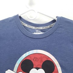 Disney Shirt Mens XL Blue Short Sleeve Disney 100 Mickey Mouse Graphic Logo Tee