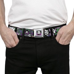mens Seatbelt Joker Wjk001 Belt, Multicolor, 1.5 Wide – 32-52 Inches in Lengt…