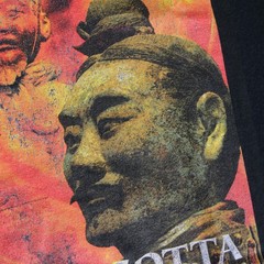 Terracotta Warriors Army T Shirt M VTG 2009 Houston Museum China Emperor Art Tee