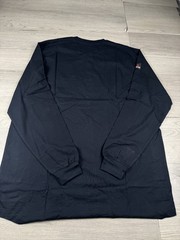Crude Shirt Men XL Dark Navy Blue CAT2 Work Henley Workwear Fire Resistant Tall