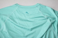 Tommy Bahama T Tee Shirt Performance Rash Guard Mint Green SS New Medium M