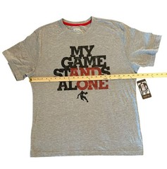 NEW With Tags AND1 Basketball Retro Style Gray Graphic T-Shirt Men’s XL