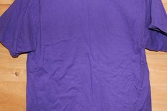 Vintage Lakers vs Bulls NBA T Shirt Hanes Beefy-T M Purple Kobe Jordan Shaq
