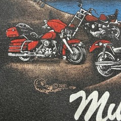 Vtg 1992 Harley Davidson T-Shirt Mens XL Coastal SC 20 Years Made In USA Eagle