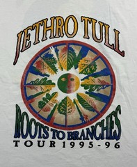 Vintage Jethro Tull Roots To Branches Tour T-Shirt Size XL Band Tee 1996 90s