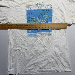 Vintage 1991 Stanford MBA Charity Run Tee General Mills Special Olympics XL