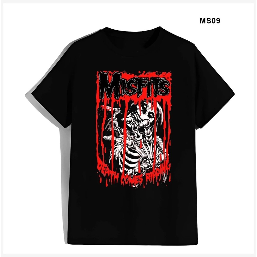 Vintage Misfits Punk Rock Music Gift For Fan Unisex S-5XL Shirt AA50