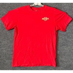 Nike Mens Just Do It World Tour Globe Olympic Flags Graphic T-Shirt Red Medium
