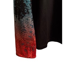 Loco Skailz Mens Savage Mesh Fishing Shirt Black UPF 50 Long Sleeve XL New