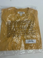 Goodthreads Men’s Lightweight Slub V-Neck Pocket T-Shirt, -Gold, XS