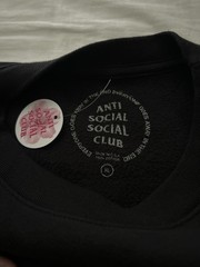 Brand New with Tags Anti Social Social Club X Fragment Yellow Bolt Crew Neck