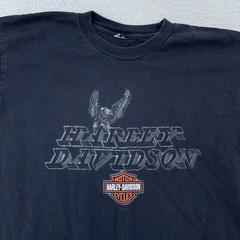 Vintage Harley-Davidson Shirt Large Pat Rogers Speedway Concord North Carolina