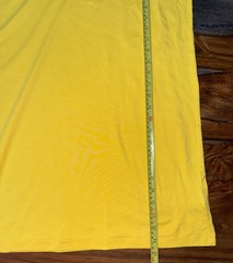 Polo Ralph Lauren Short Sleeve T-Shirt Cotton Yellow Big & Tall Men’s Size 3XLT