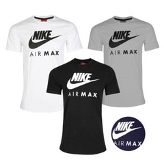 Nike Men’s T-Shirt Air Max Slim Fit Athletic Short Sleeve Crewneck Work Out Tee