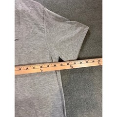 Nike Mens Short Sleeve Graphic T-Shirt Gray Heather Swoosh Logo Large
