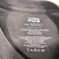 Alab Mushrooms Crew Neck Short Sleeve Graphic T Shirt Mens Size 2XL Black