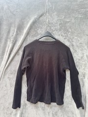 Harley-Davidson Men’s Black Waffle Knit Thermal Henley Shirt