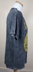 VTG Nirvana Smiley Face Acid Wash T-Shirt Size Medium 90’s Grunge Band Yellow