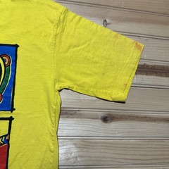 Vintage 90s Bali Primitive Designs Native Tribal Mask Art Shirt Size Medium